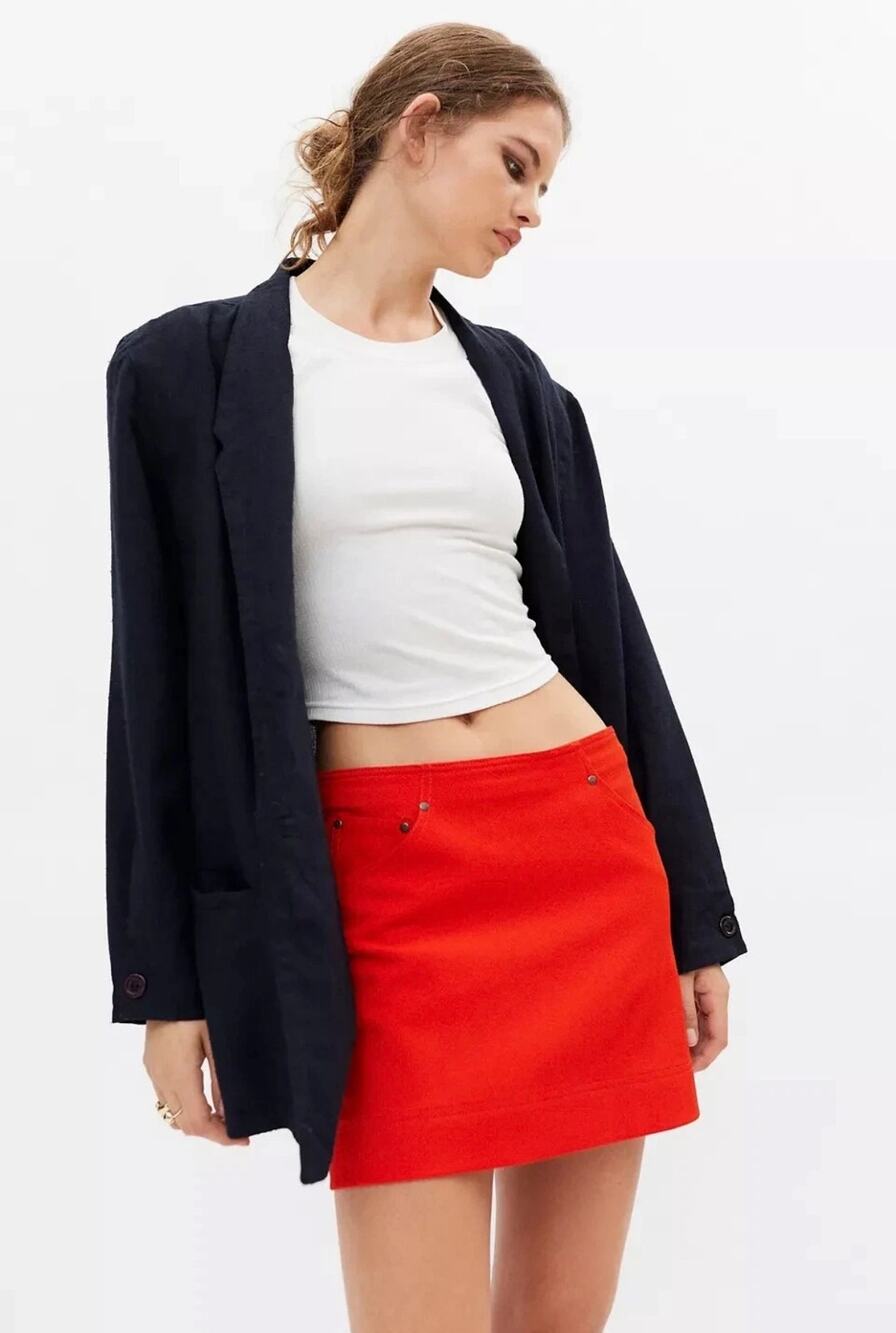 Urban Outfitters Ashley Pelmit Fitted Mini Skirt Size Medium